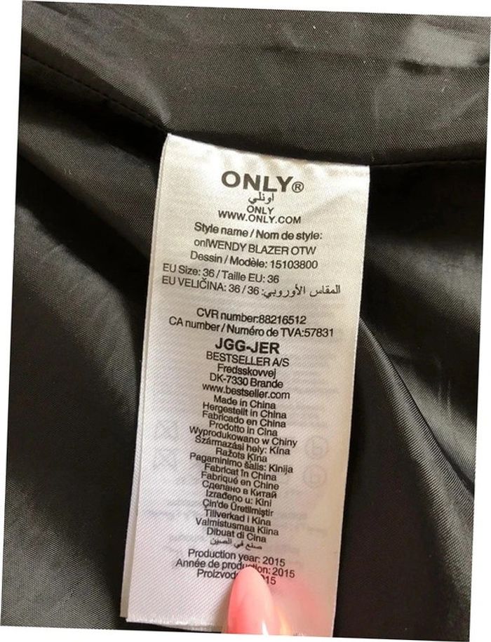 Blazer gris foncé Only taille 36 jamais porté - photo numéro 16