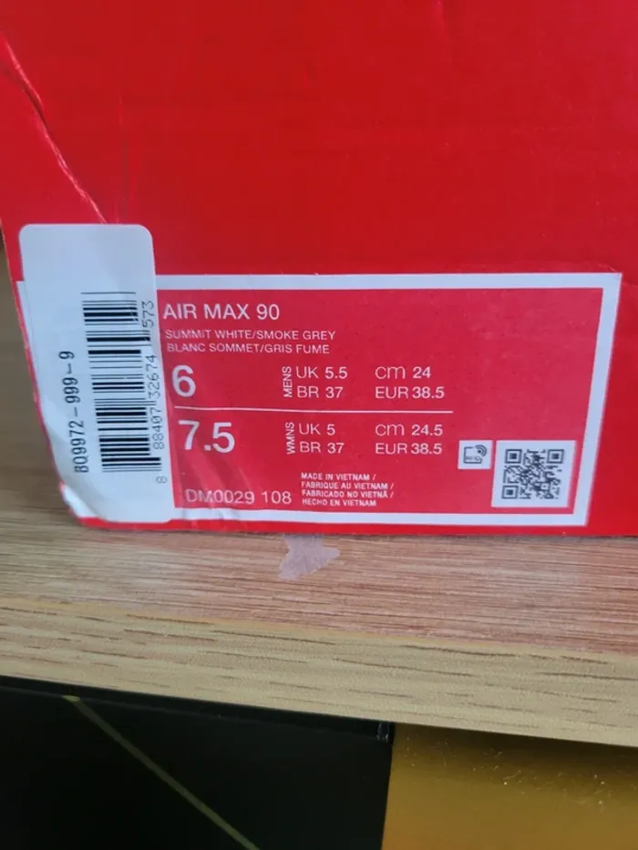 Nike Air Max 90 T38,5 100% Authentique - photo numéro 11