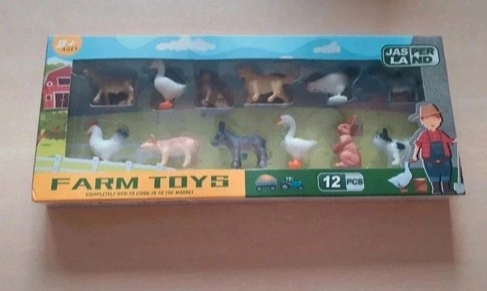 Lot x 12 animaux de la ferme neuf