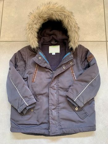 Anorak chaud garçon 4 ans Vert Baudet