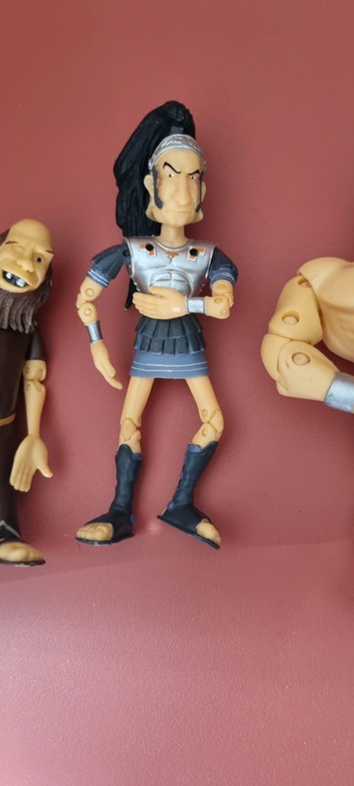 lot de 3 figurines articulées astérix: les romains - photo numéro 2
