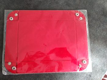 Piste de dés rectangle rouge