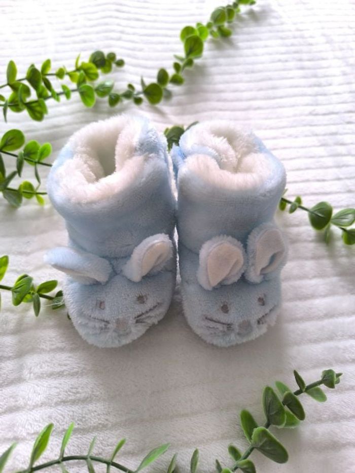 Chaussons lapin 3/6 mois