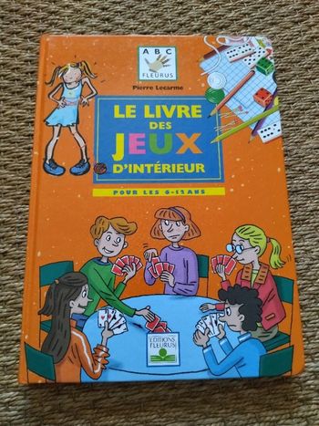 Livre des jeux d'intérieur 6/12 ans Fleurus