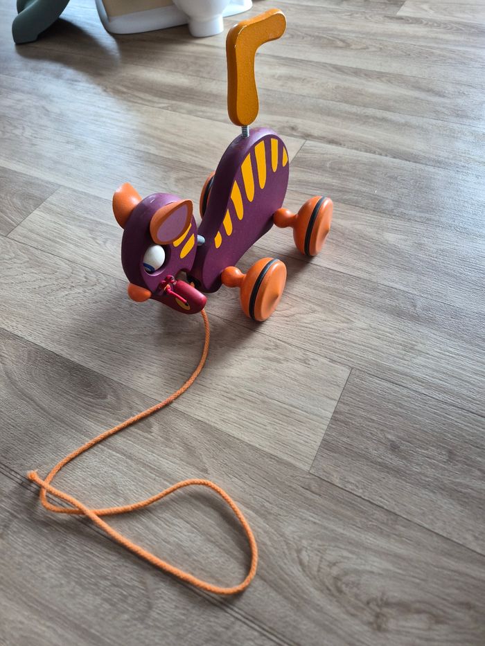 Jouet chat à tirer Djeco - photo numéro 5