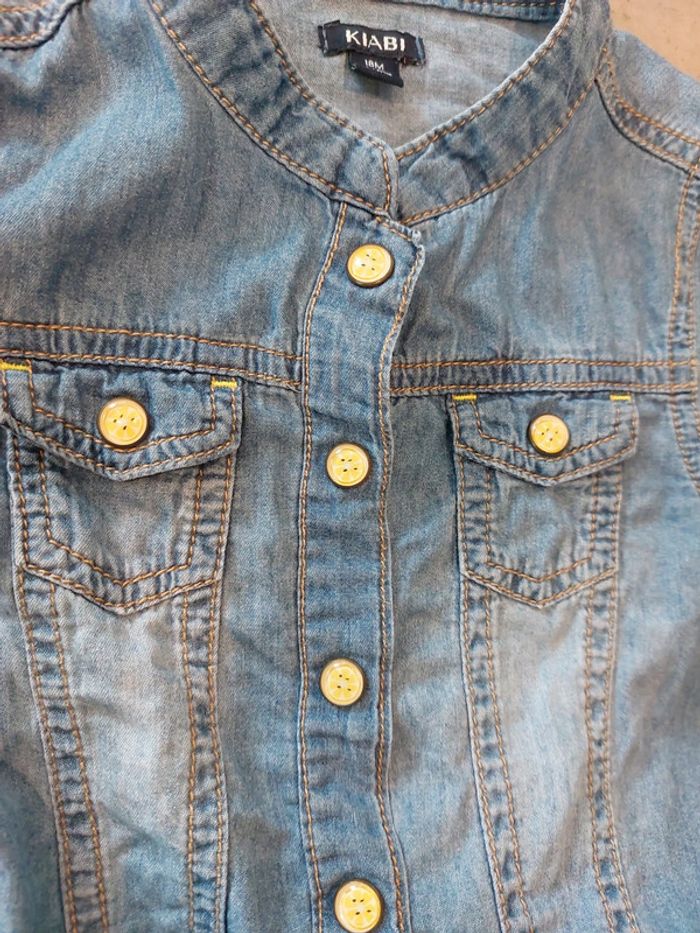 Veste légère en jean souple / kiabi / 18 mois - photo numéro 3