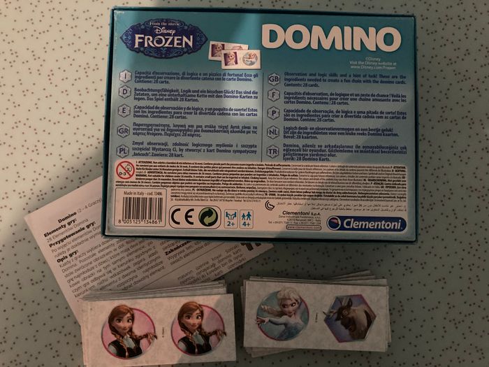 Jeu Domino Reine des Neiges Disney - photo numéro 2