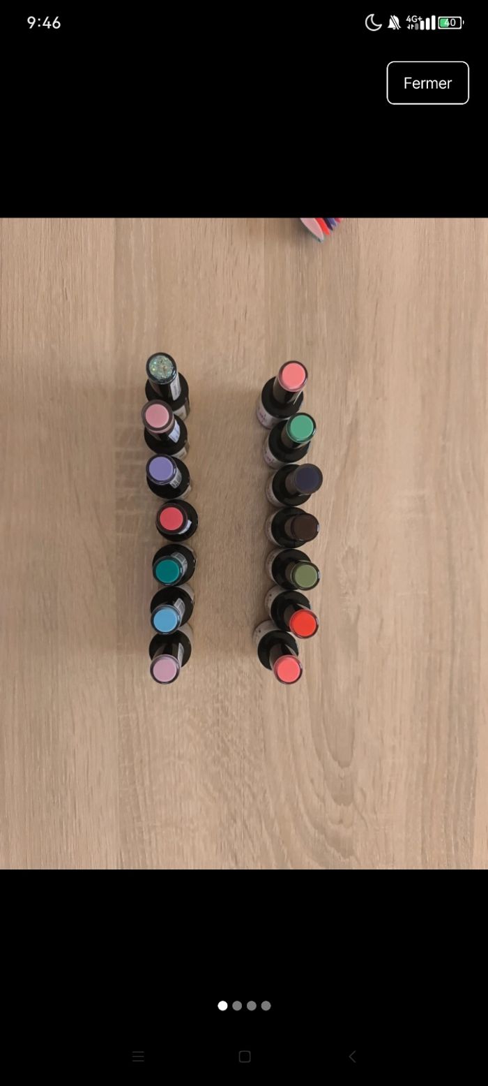 Lot vernis semi permanent