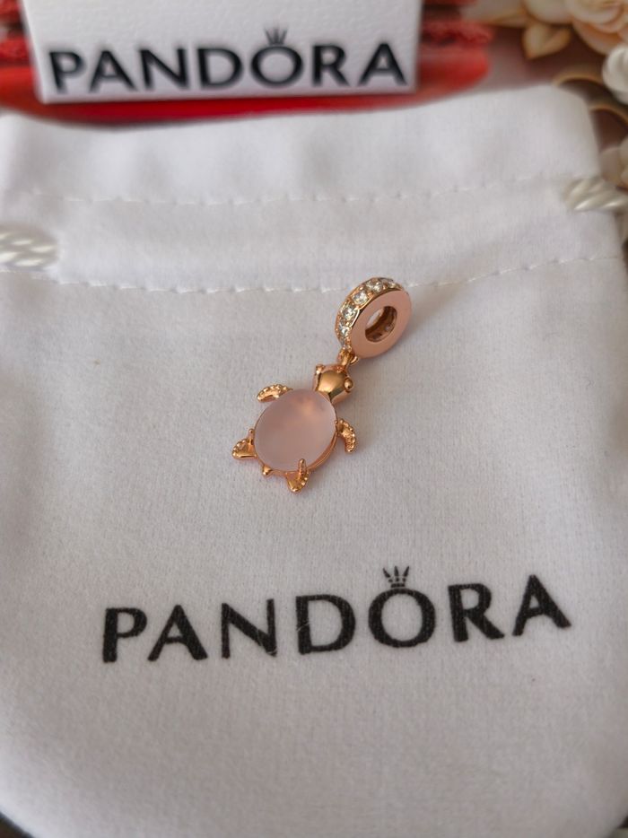 Charm Pandora tortue rose gold - photo numéro 8
