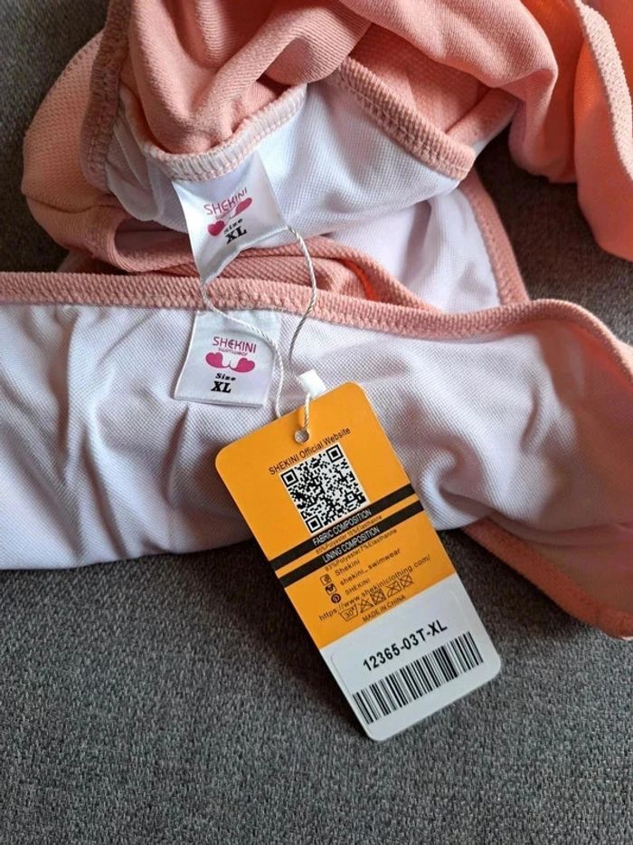 Maillot de bain rose XL Shekini - photo numéro 3