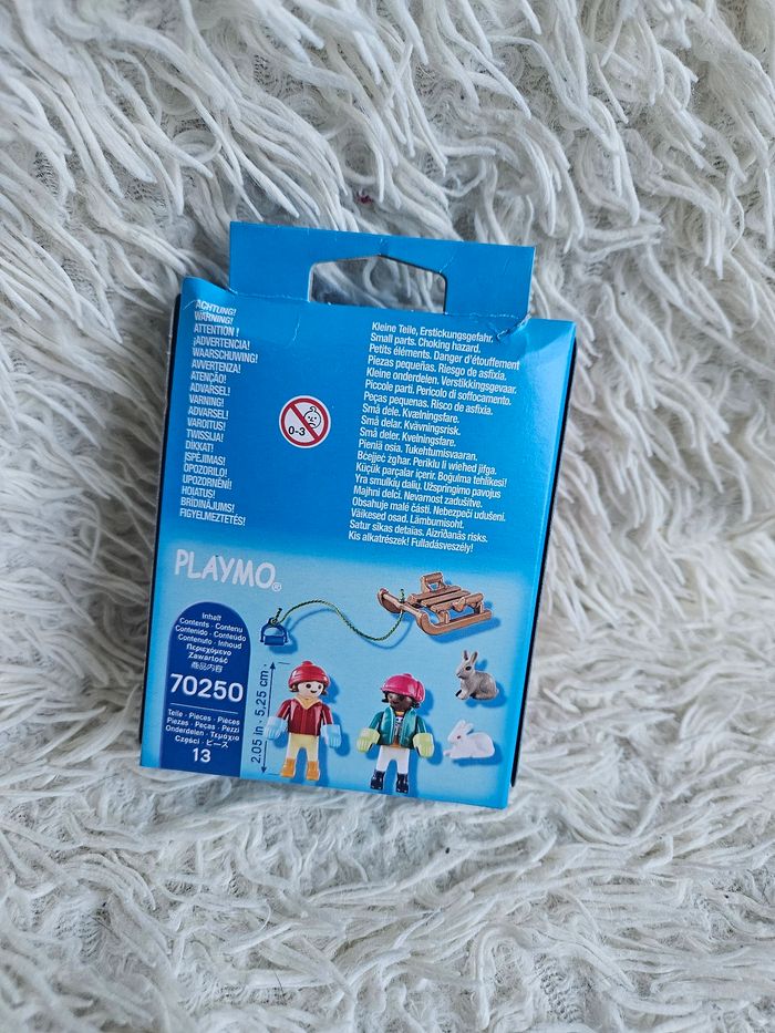 Jouet - jeux de construction playmobil 70250 enfant avec luge - Neuf - photo numéro 2