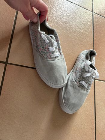 Basket en toile taille 34