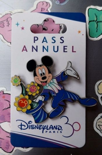 Pins Disney mickey 30 ans disneyland Paris anniversaire