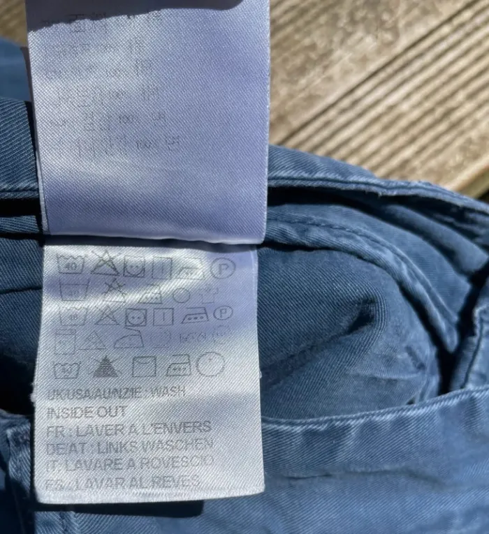 Carhartt Short chino blue vintage Mens W28 / FR38 - photo numéro 7