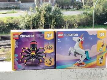 Lego creator l'araignée surprenante et la licorne magique 
