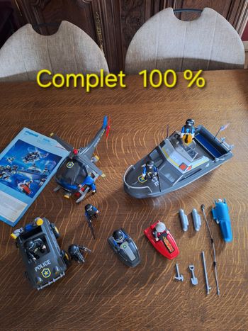 Playmobil police véhicules forces spéciales 9043