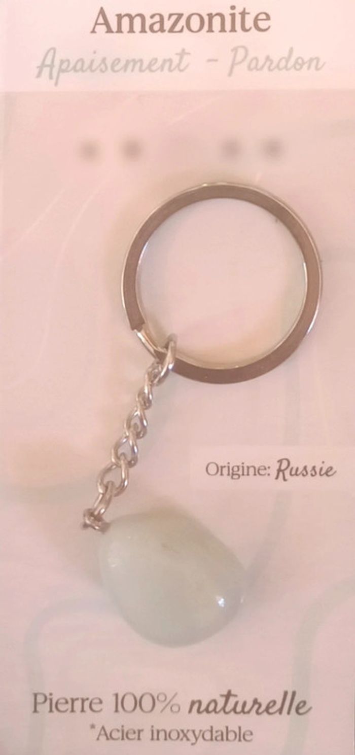 Pierre naturelle Amazonite Apaisement - Pardon
