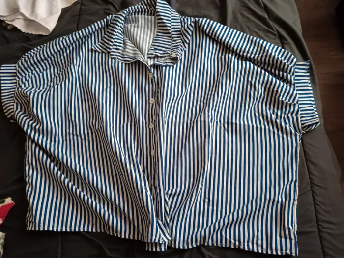Blouse chemise rayée