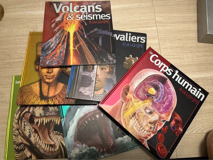 Lot de 6 livres « À la loupe »