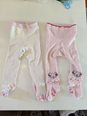 Lot de 2 paires de collants Sergent major 17/18 et 19/20