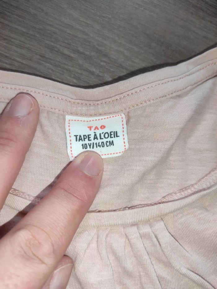 Tee-shirt manches longues fille Tape à l'oeil 10 ans - photo numéro 4