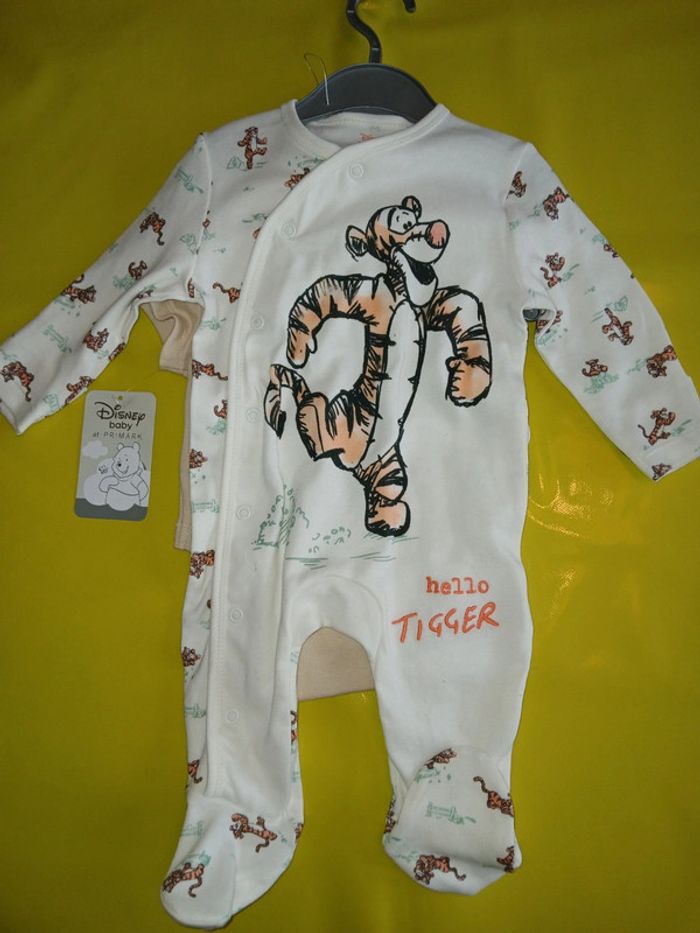 Ensemble 4 pièces garçon en coton disney winnie l'ourson 3 mois - photo numéro 8