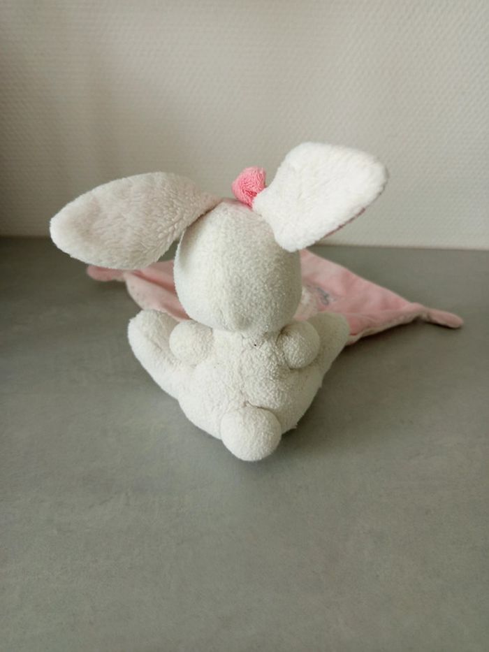 Doudou pour bébé, lapin w - photo numéro 3