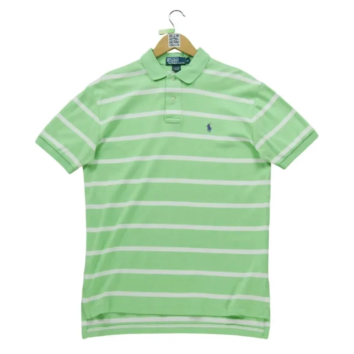 Polo Ralph Lauren Polo manches courtes Homme Taille S Vert #Qwe0708 - photo numéro 2