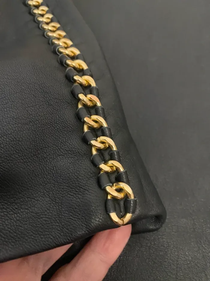 Jupe en cuir véritable Zara - photo numéro 6