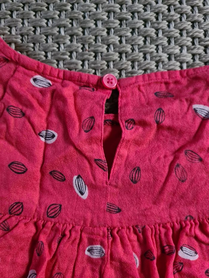 Robe fuschia à motifs - 5 ans - photo numéro 7