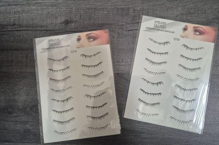 Tatouage Cils autocollants