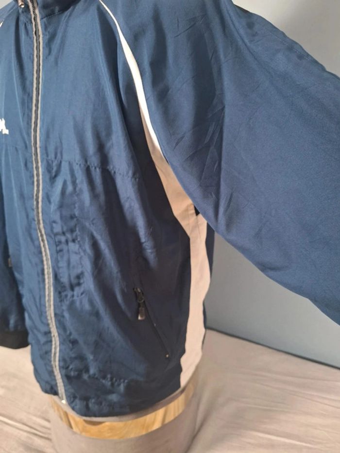 Veste Reebok Hockey M vintage bleu marine zippée sport brodé (545) - photo numéro 7