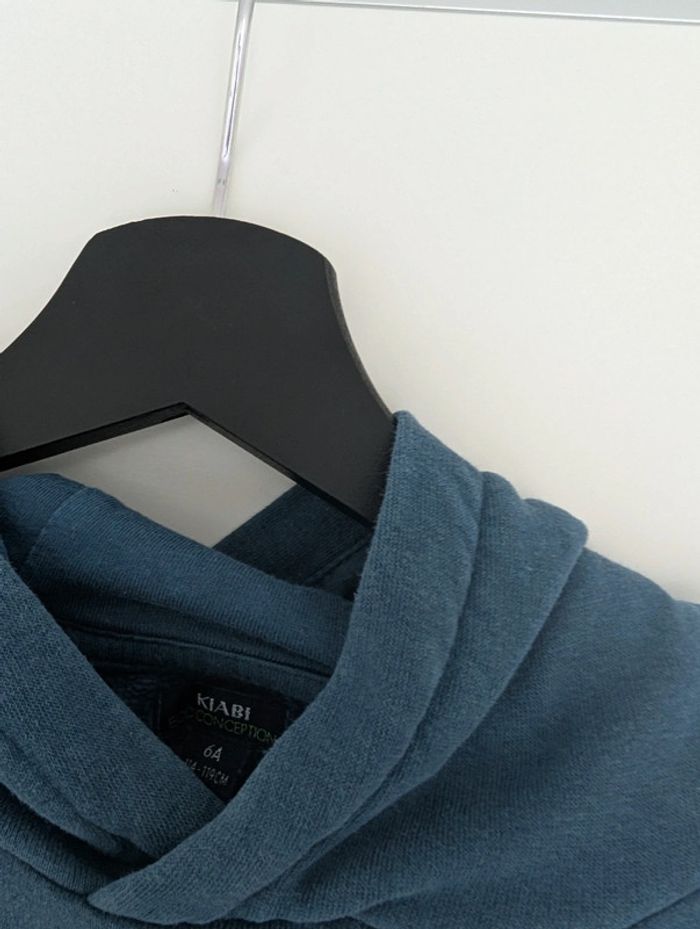 Sweat a capuche bleu stay cool 6 ans - photo numéro 3