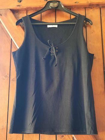 Débardeur noir, femme, Cache-Cache, taille 4/40