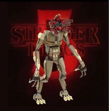 Demogorgon Stranger Things type lego XXL 