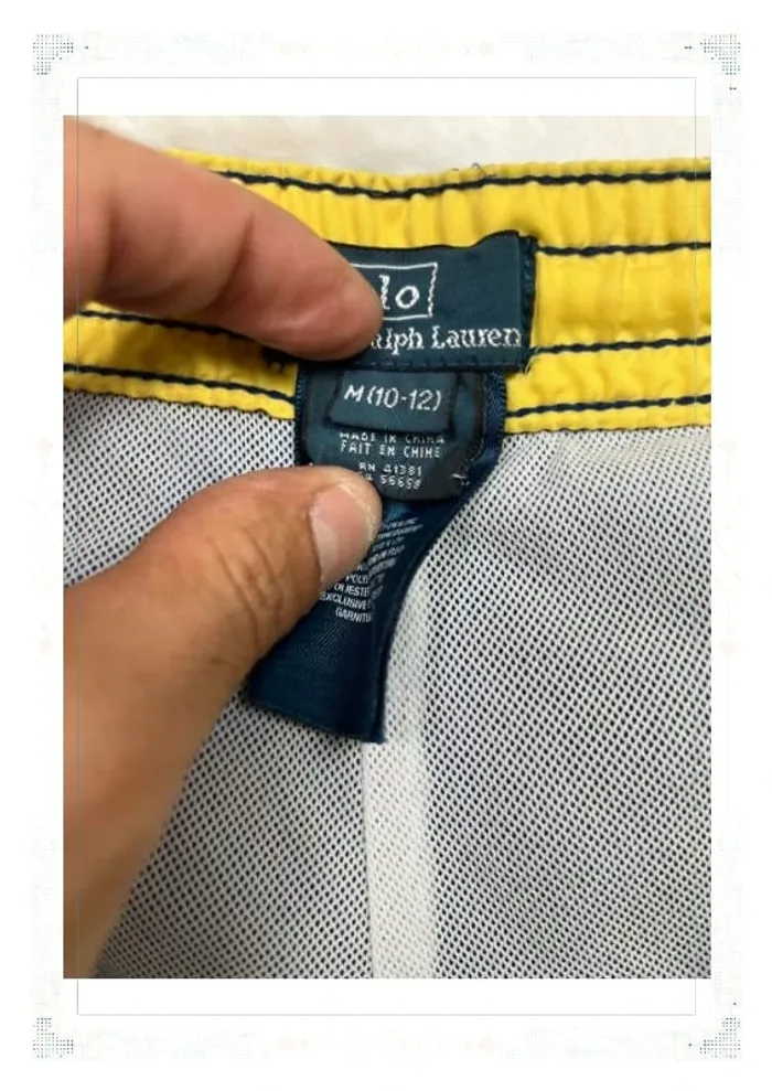 Short de bain Ralph Lauren bleu roi -10/12 ans - Enfant - photo numéro 6