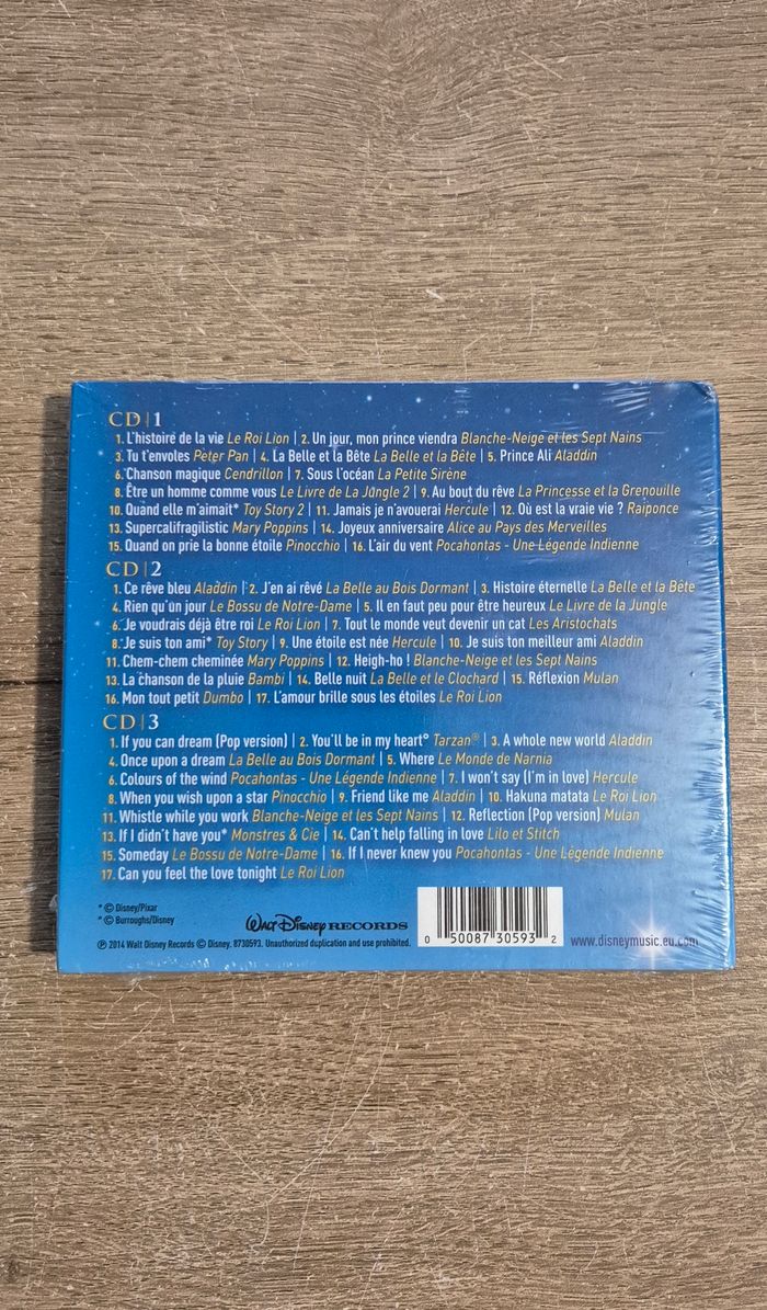 CD Disney Les 50 plus belles chansons - photo numéro 3