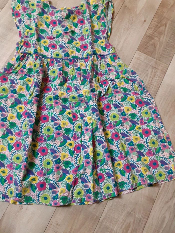 Robe fille légère multicolore fleurie 5 ans - photo numéro 3