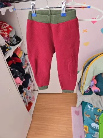 Pantalon doubler polaire fait main taille 4 ans