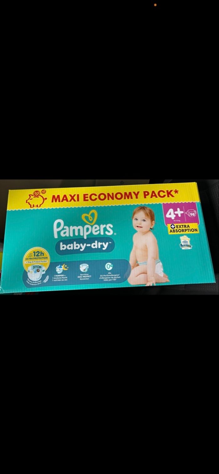 Pampers taille 4+