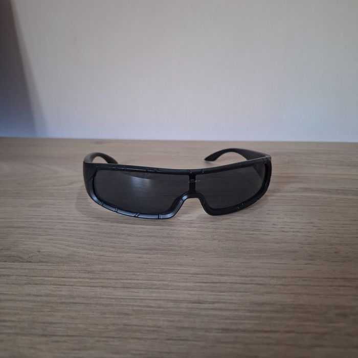 Lunettes de Soleil Large Techno- Y2K Vintage 90s-2000s - Unisexe Sunglasses - Verres Teintés - photo numéro 4