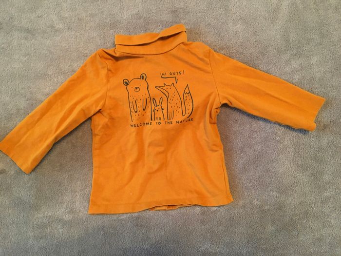 Lot de 3 t-shirt col roulé - photo numéro 2