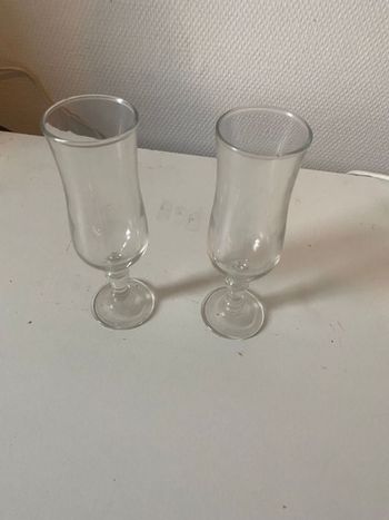 2 verre à Champagne