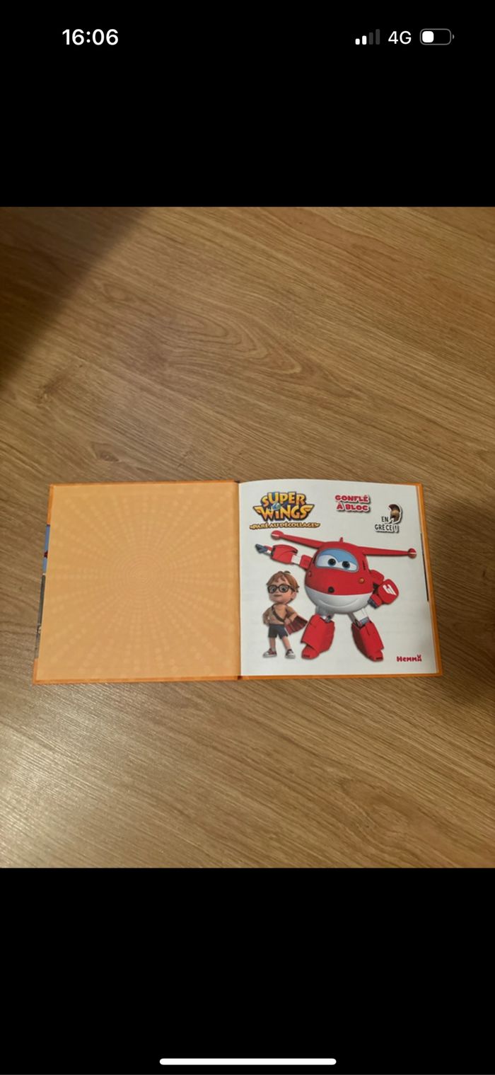 Livre enfant super wings gonflé à bloc! En Grèce! - photo numéro 4