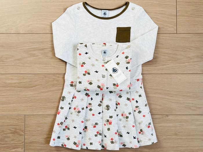 Cardigan en molleton fleuri Petit bateau T-5 ans - photo numéro 4