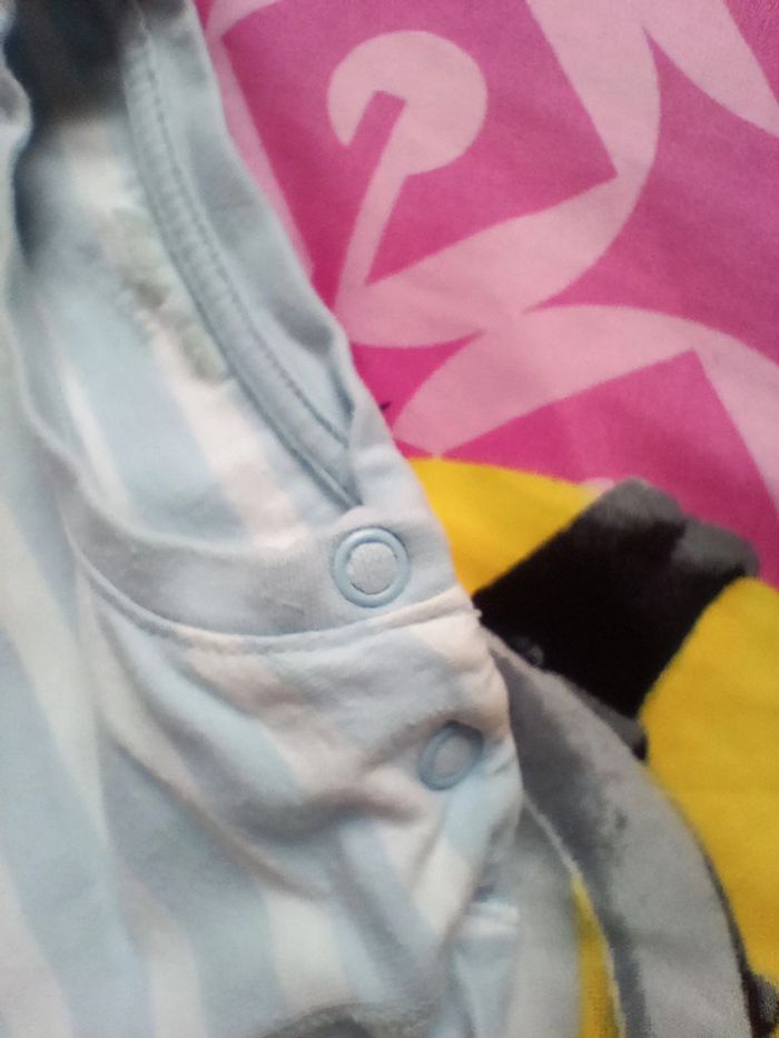 T-shirt 18 mois bleu blanc - photo numéro 2