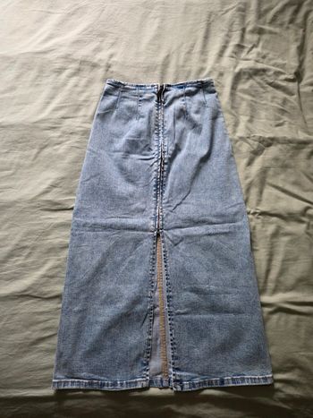 Jupe crayon effet jeans