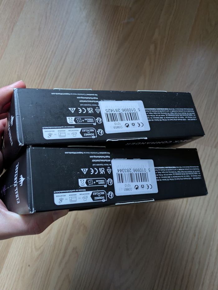 Lot de 2 deck magic commander final fantasy - neufs scellés - héritiers et magie / transcendance - photo numéro 5