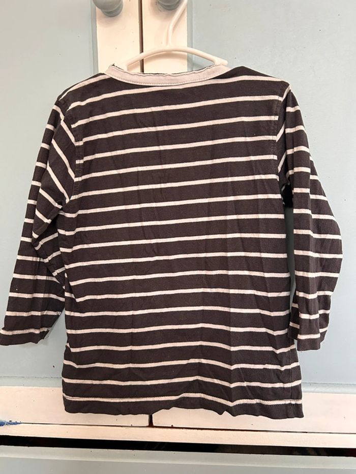 Tee shirt manches longues tape à l’œil , 4 ans - photo numéro 3