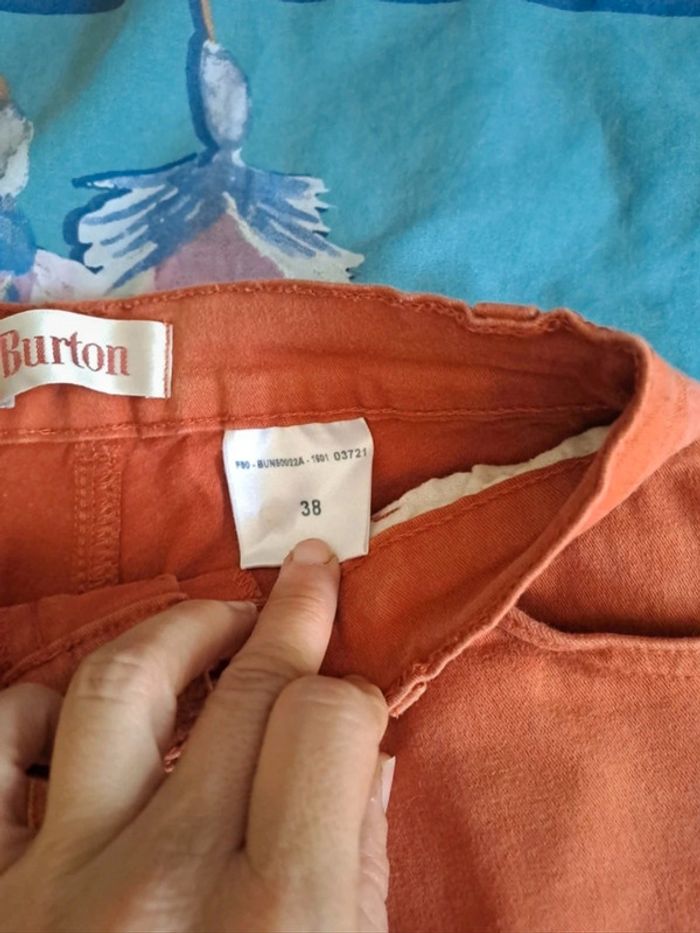 Pantalon orange Burton T36/38 - photo numéro 2